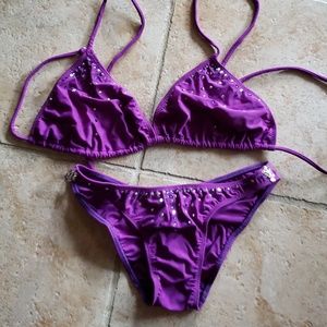Bikini Competition Scrunchy Back Suit